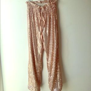 Sequined pants